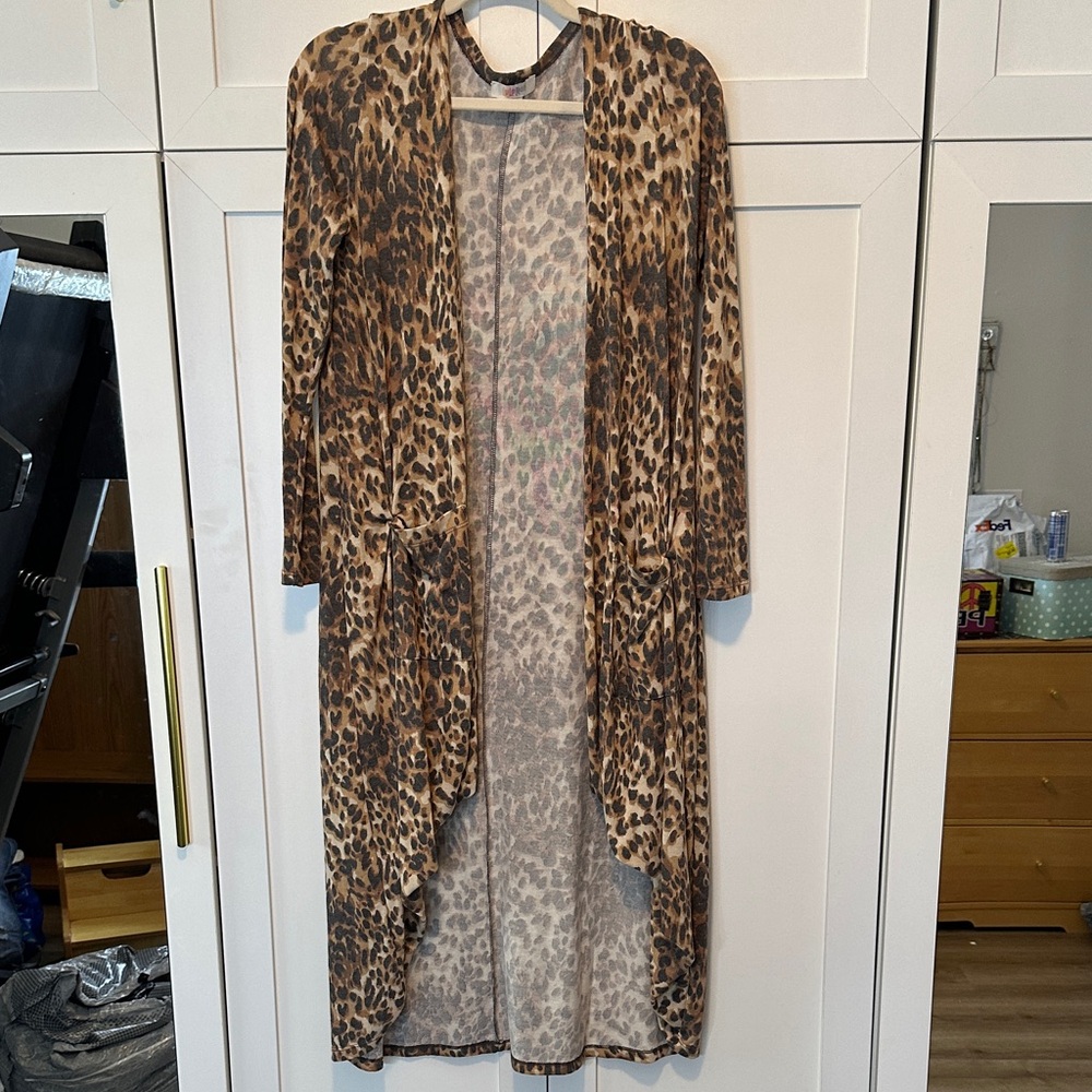 LuLaRoe Leopard Pattern Cardigan